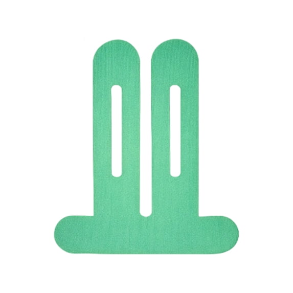 Kinesiology Tape 10Pcs Green Precut Knee Support Athletic Tape For Marathon Basketball Running Sports Muscle Pain Relief