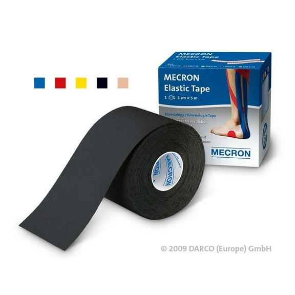 Darco International MECRON Elastic Tape / Kinesiology Tape 2 X 15ft Black