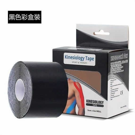 Kinesiology Tape, Regular Original Cotton Elastic Athletic Tape for Support and Recovery, Sports Tape Therapeutic Pain Relief, 2in×16.5ft 3-Uncut Roll