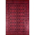 thumbnail image 1 of Kinesma Red Medallion Polyester Area Rugs for Living Room Washable Rugs Boho Moroccan Area Rug Soft Geometric Bohemian Distressed Indoor Rug for Bedroom Dining Room Office Foldable Nonslip Rug, 1 of 9