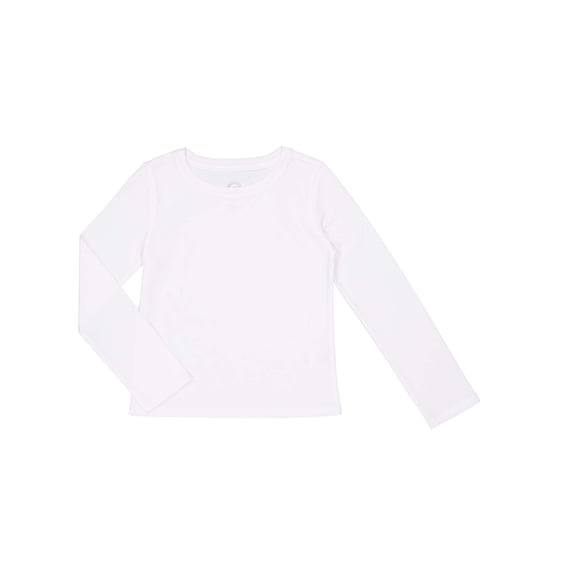 Kinet Girls Long Sleeve Kid Tough T-Shirt, Sizes 4-18 & Plus