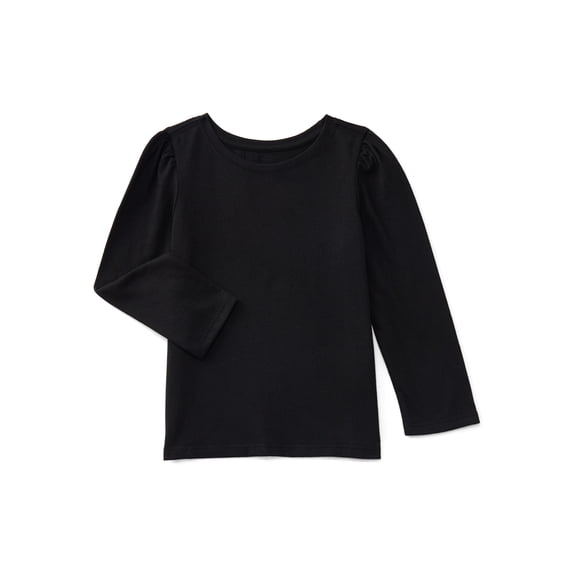 Kinet Toddler Girls Tee with Long Sleeves, Sizes 18M-5T