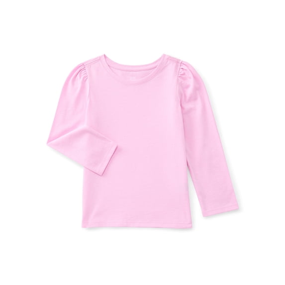 Kinet Toddler Girls Tee with Long Sleeves, Sizes 18M-5T