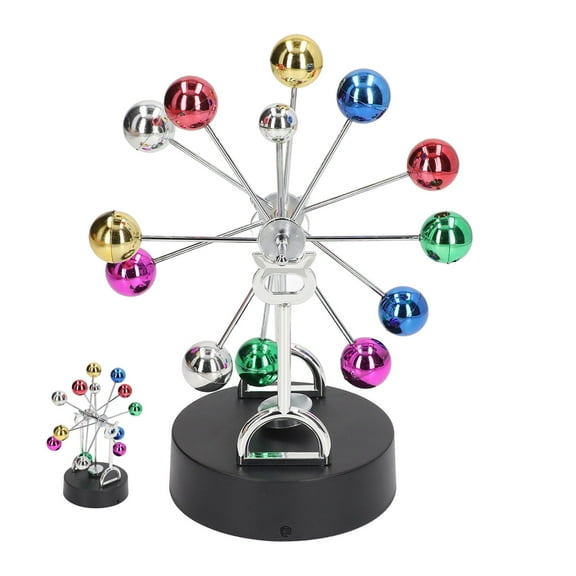 Kinetic Art Desk Toy: Perpetual Motion Ferris Wheel, Stable, Relaxing Ornament For Office Home