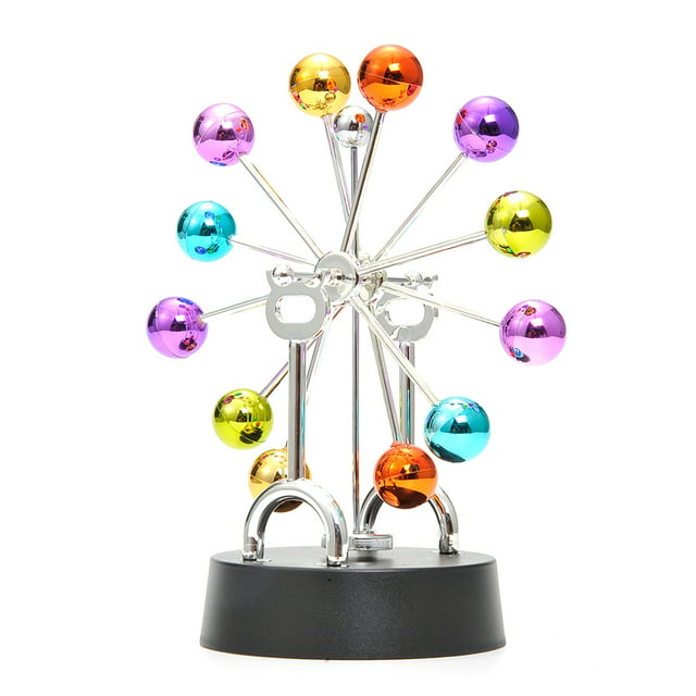 Kinetic Art Perpetual Motion Desk Toy, Perfect Desktop Toys for Office with Motion, Executive Desk Toys - Ferris Wheels