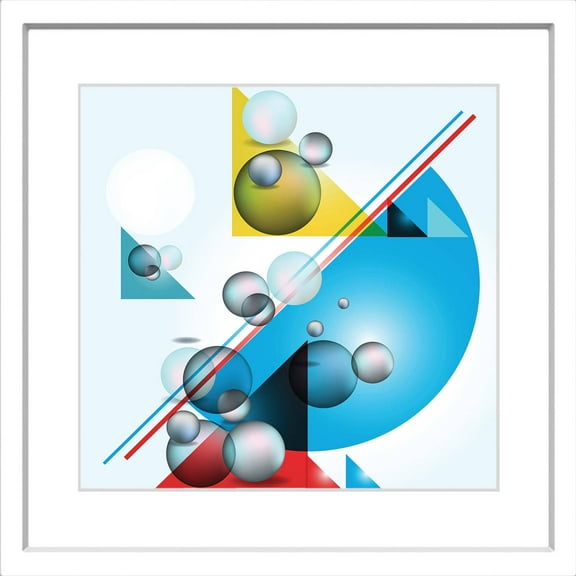 "Kinetic Design" Framed Painting Print