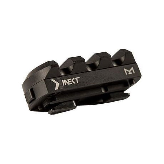Kinetic Development Group Kinect MLOK Single Picatinny Rail Section, 3Slot, Black