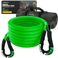 thumbnail image 1 of Rhino USA Kinetic Recovery Tow Rope Heavy Duty Offroad Snatch Strap (7/8" x 20' Green), 1 of 7
