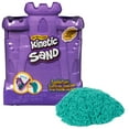 thumbnail image 1 of Kinetic Sand, Castle Case with Play Area, 1lb Teal Play Sand, 1 of 11
