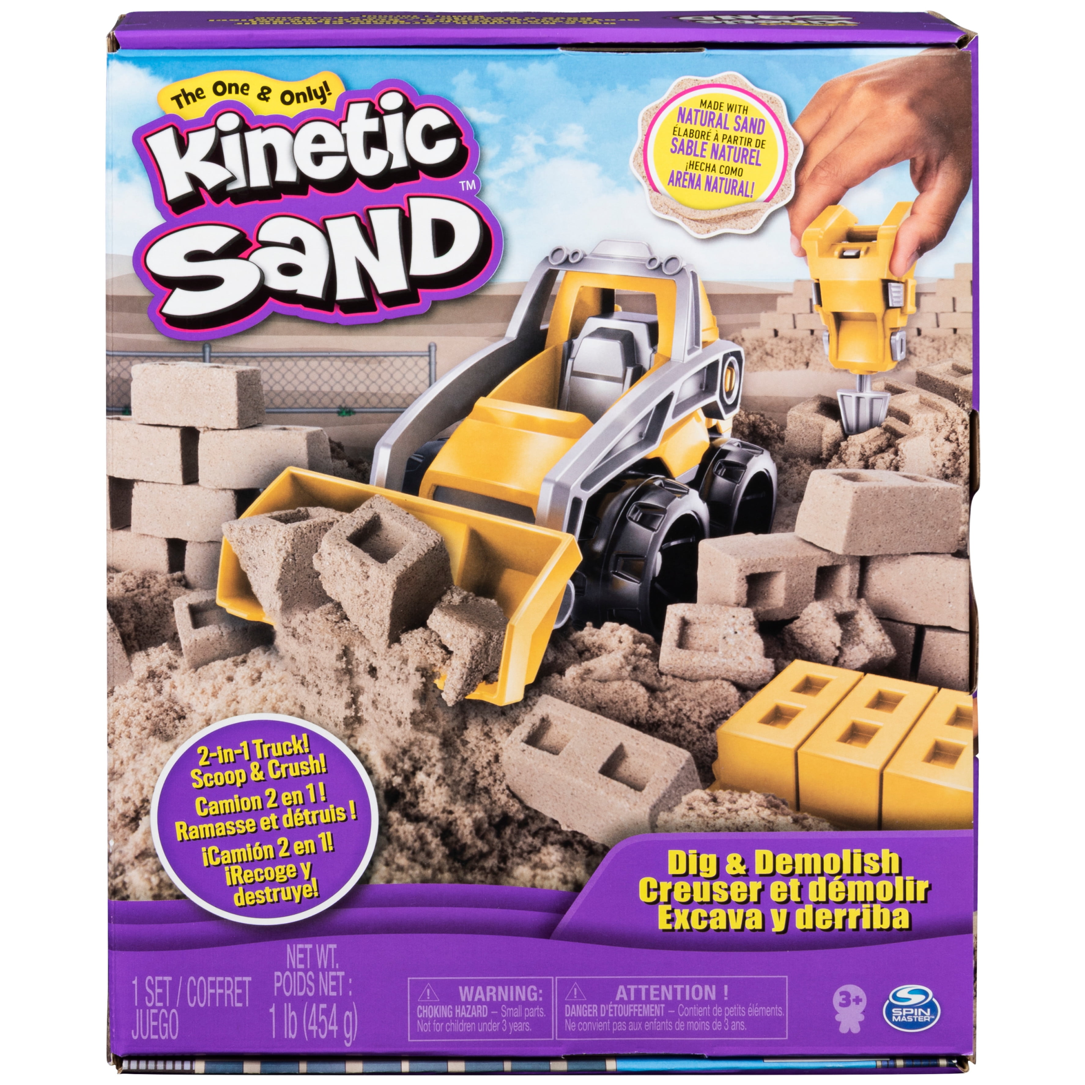 Kinetic Sand Wacky-tivities Kinetic Sand Sandbox and Molds – First Stop Toy  Shop