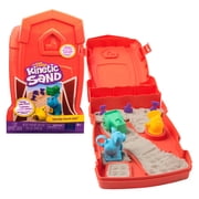 Kinetic Sand, Sandy Farm Set with 12oz Play Sand, 6 Tools & Molds, Reusable Case