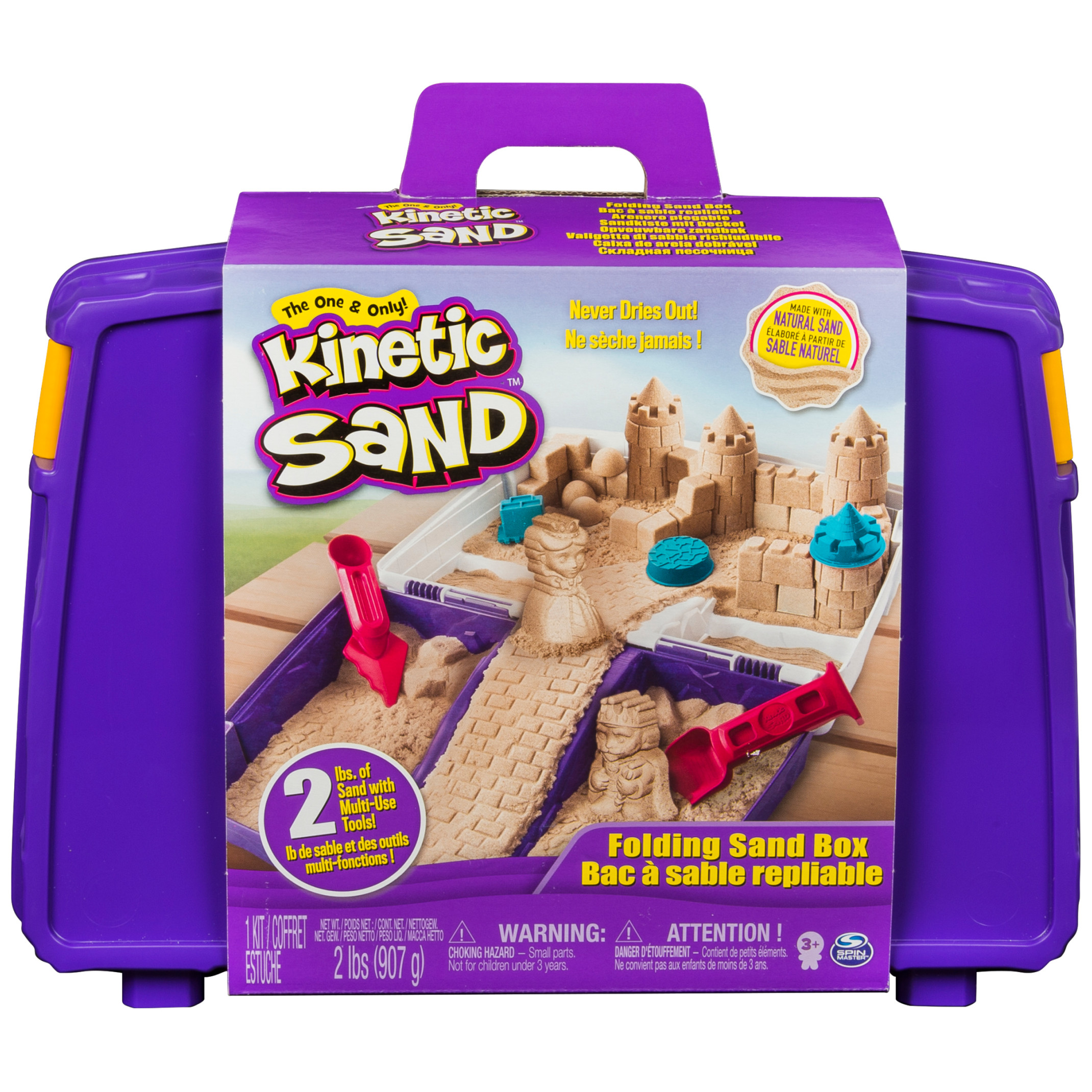 Kinetic Sand, Folding Sand Box with 2lbs of Kinetic Sand - image 1 of 9
