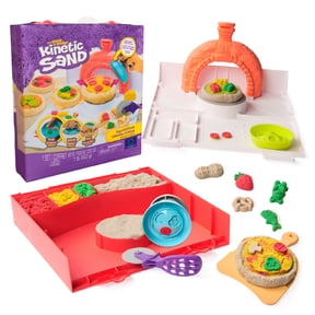 Kinetic Sand, SquishPizza Activity Playset with 1lb Play Sand & 5 Tools