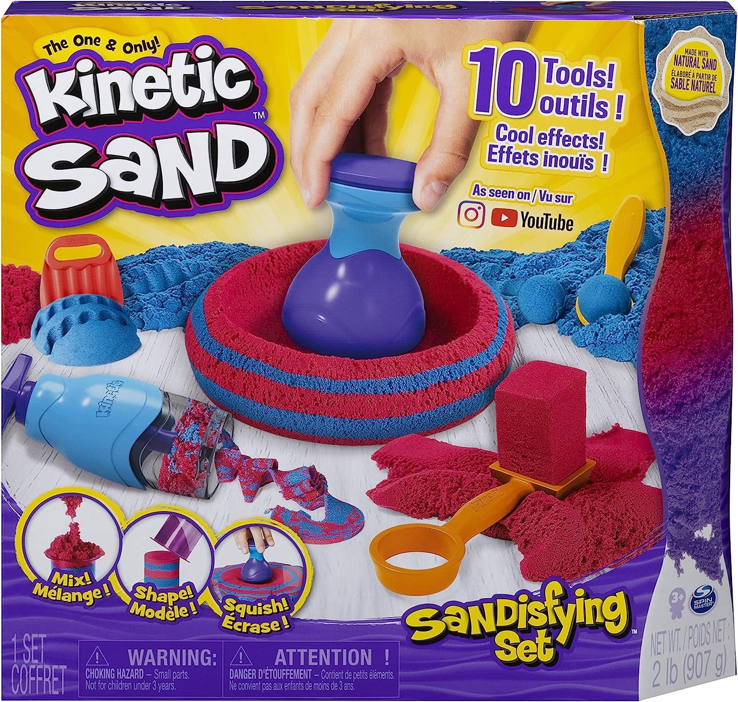 Coffret Kinetic Sand Chantier - KINETIC SAND - Creusez et