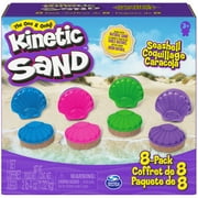 Kinetic Sand, Seashell Containers 8-Pack, for Kids Ages 3 and up