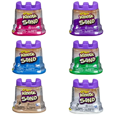 Kinetic Sand, 4.5 oz Play Sand Single Container (Colors May Vary)