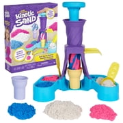 Kinetic Sand, Soft Serve Station with 14oz Play Sand, 2 Ice Cream Cones & 2 Tools