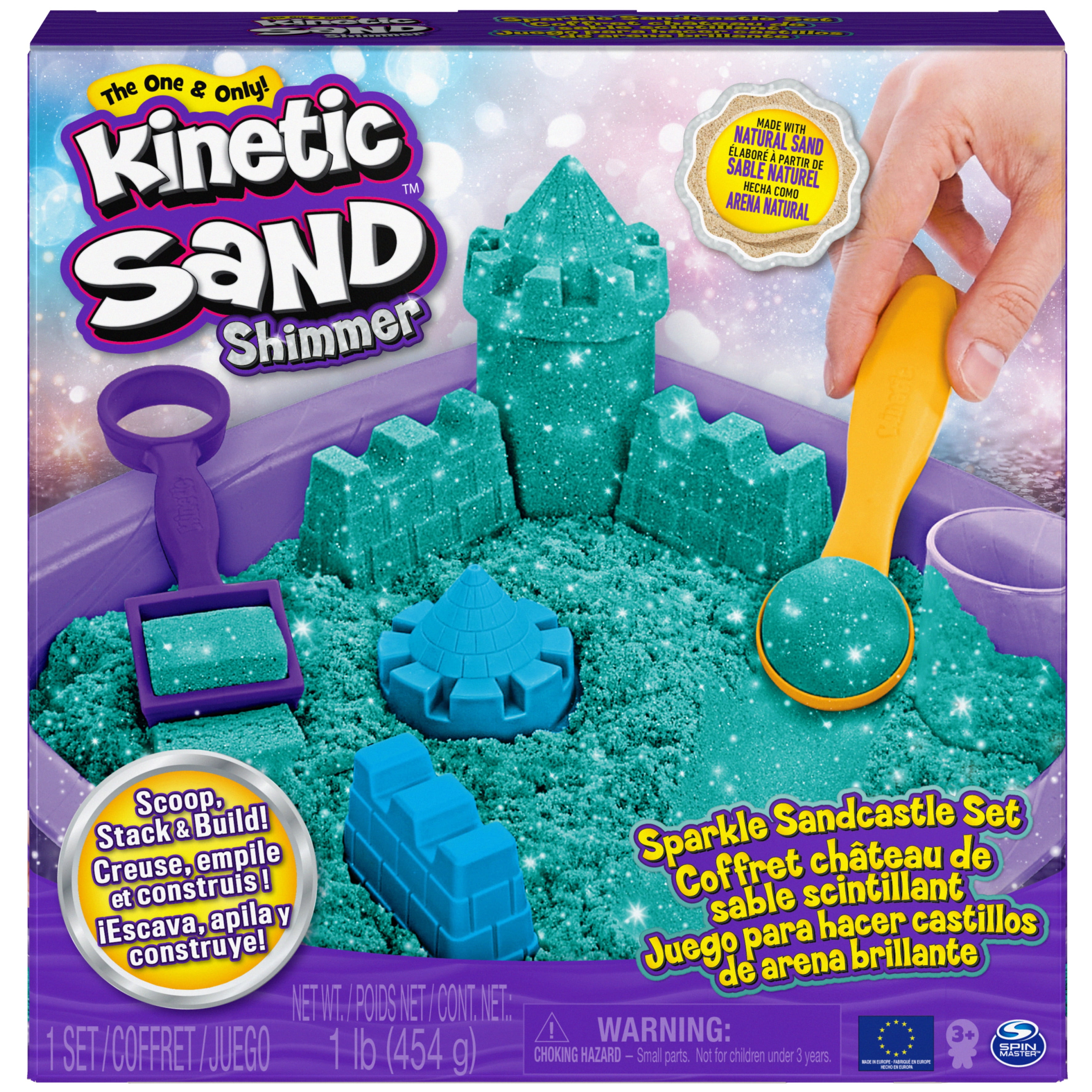 The One & Only! Kinetic Sand Shimmer by Spin Master — Choose Play