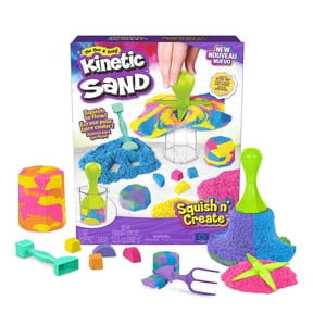 Kinetic Sand, Squish N Create Sensory Toy Playset