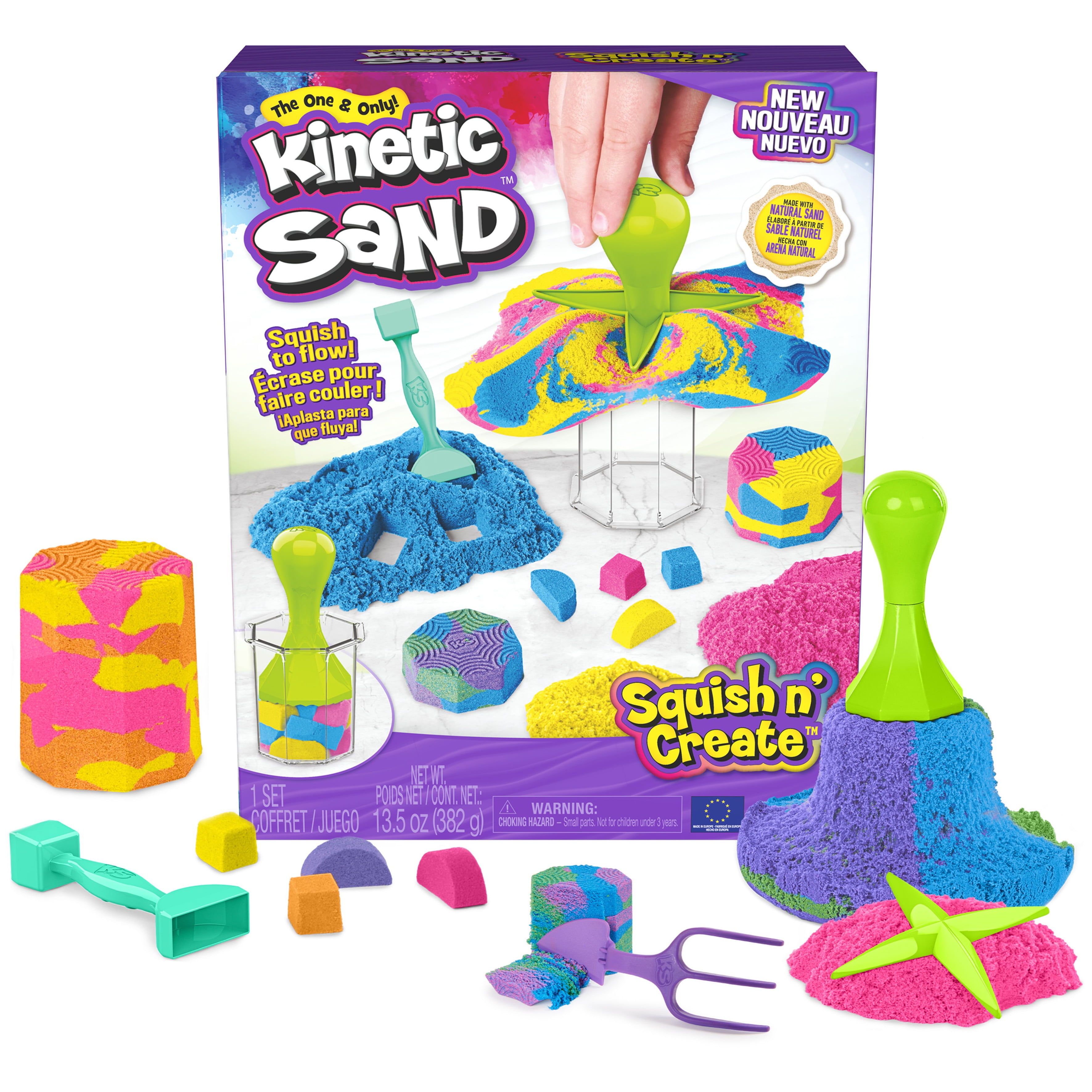 Kinetic Sand Squish N Create