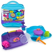 Kinetic Sand, SquishMotion Playset with 1lb Play Sand, Stamper & 5 Tools