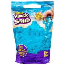 Kinetic Sand, The Original Moldable Sensory Play Sand Toys For Kids, Blue, 2 lb. Resealable Bag, Ages 3+