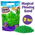 thumbnail image 1 of Kinetic Sand, The Original Moldable Sensory Play Sand Toys For Kids, Green, 2 lb. Resealable Bag, Ages 3+, 1 of 11