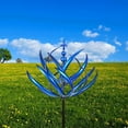 thumbnail image 1 of Kinetic Wind Spinner for Outdoor Decor, 35.4 Inch Metal Wind Sculpture, Garden Yard Art, Rust-Resistant Spinning Decor for Patio, Lawn, and Landscape, Unique Gift for Home and Garden, 1 of 6