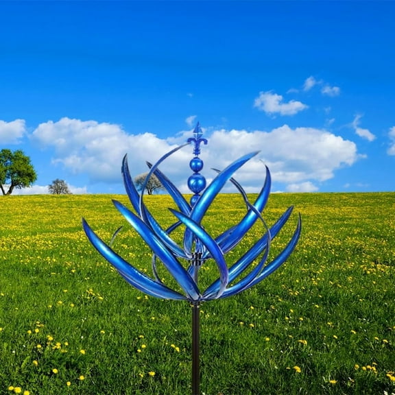 Kinetic Wind Spinner for Outdoor Decor, 35.4 Inch Metal Wind Sculpture, Garden Yard Art, Rust-Resistant Spinning Decor for Patio, Lawn, and Landscape, Unique Gift for Home and Garden