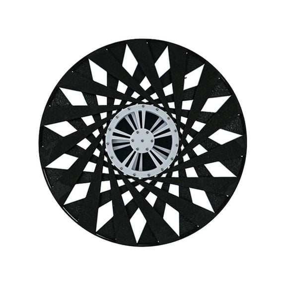 Kinetics Light Sculpture Visual Art Wall Lamp Dynamic Optical Illusion Modern Desk Decor Remote Control