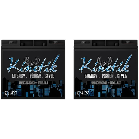 Kinetik (HC600-BLU) Black Power Cell Battery - 2 Pack