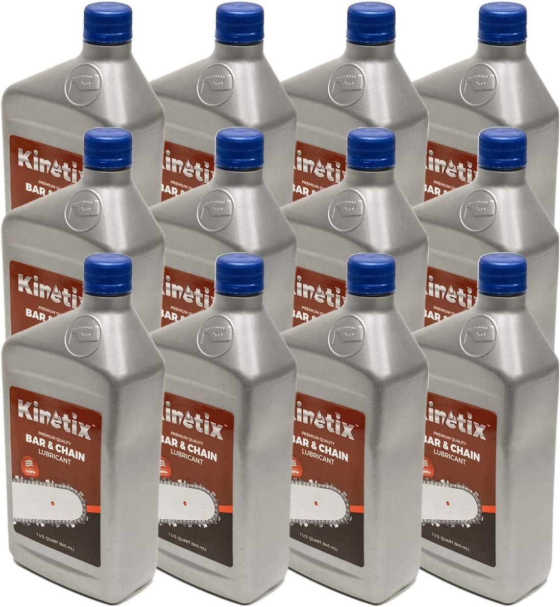 Kinetix 12PK Quart Chainsaw Bar & Chain Oil 80009 Compatible with Echo Stihl  Poulan