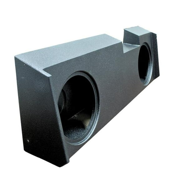 King AK-G19-12 12 in. Dual Sprayed Sealed Speaker Box Crew Cab for 2019-2023 Chevrolet Silverado, Black