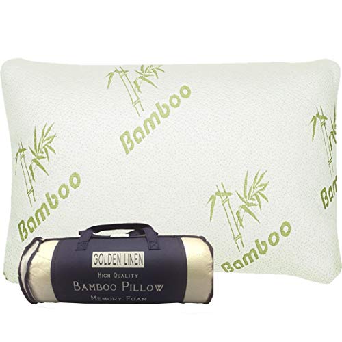 King 20" x 36" Pillow Shredded Memory Foam for Sleeping with Removable