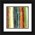 thumbnail image 1 of King 20x20 Black Ornate Wood Framed with Double Matting Museum Art Print Titled - Squiggles II, 1 of 4