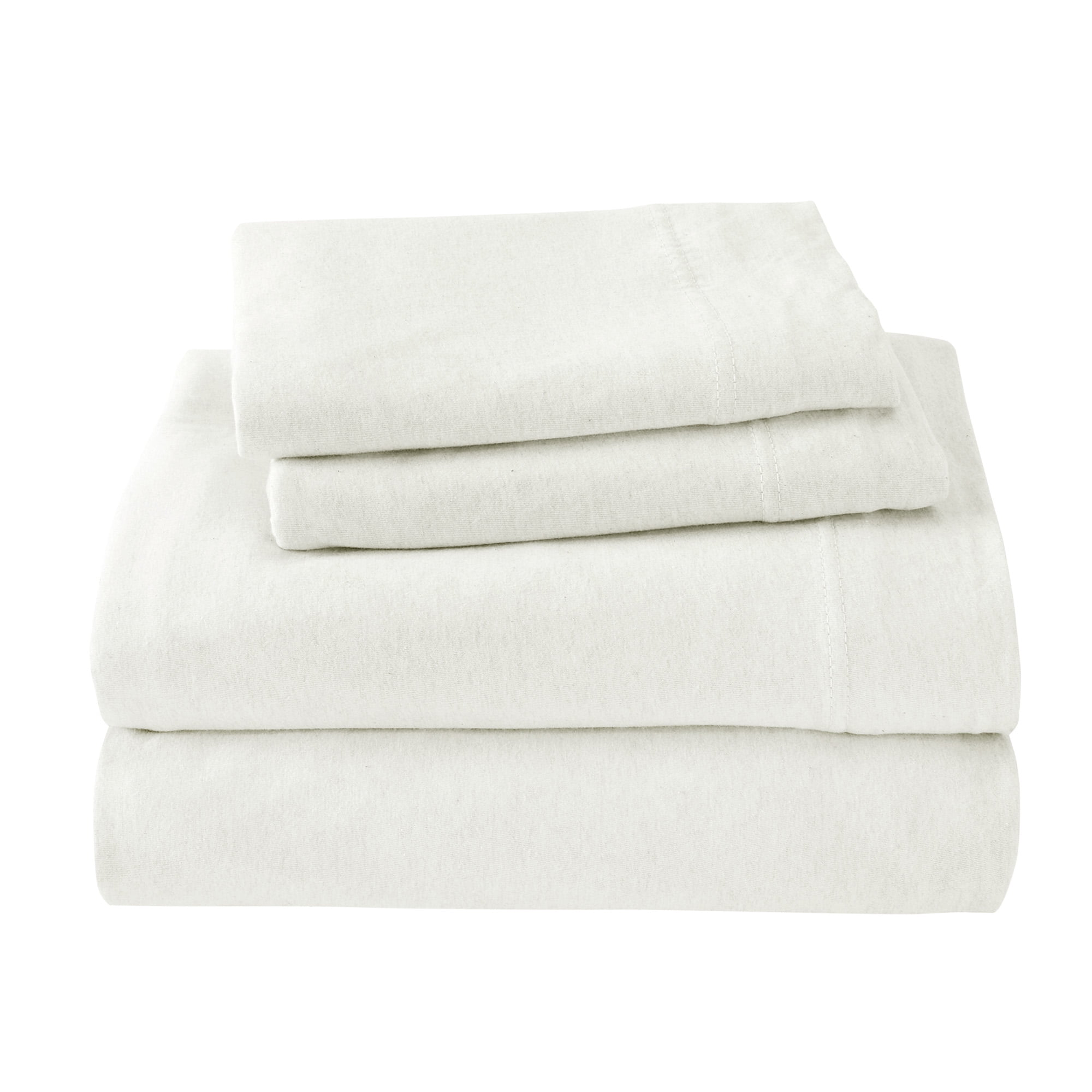 King 4Piece Sheet Set, Brooklyn Flat Cotton Blend Ultra Soft Jersey
