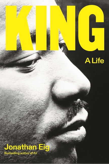 Book Cover with black and white photo of Martin Luther King Jr.