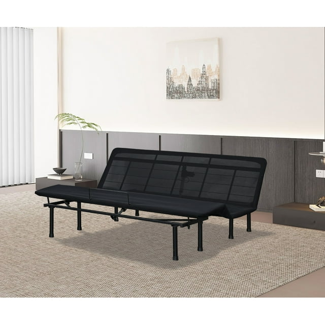 King Adjustable Bed Base with Wireless Remote, Matel Three Fold Bed