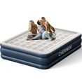 thumbnail image 1 of Cherimor, King Air Mattress, 18" High, Built-in Pump, Fast Inflate, Leak-Tested, 1000 lb Capacity, 1 of 10