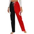 thumbnail image 1 of King And Queen Winter Female Pants Flannel High Waist Women Pants Lady Warm Straight Leg Plush Trousers, 1 of 7