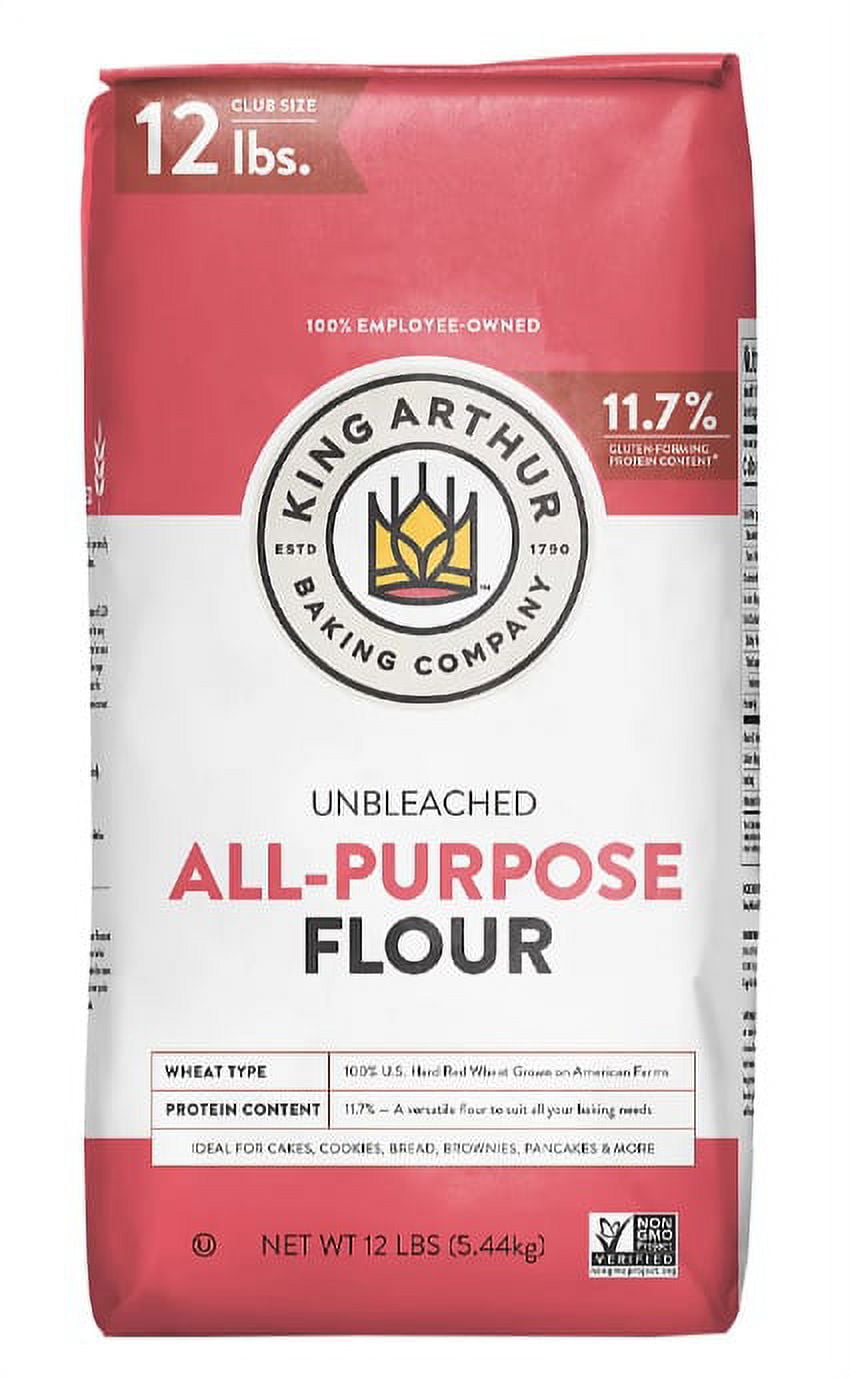 King Arthur All Purpose Unbleached Flour, 12 lbs. - Walmart.com