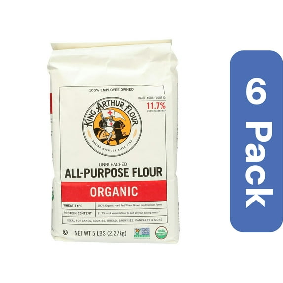 King Arthur Artisan All-Purpose Flour 5 lb (Pack Of 6)
