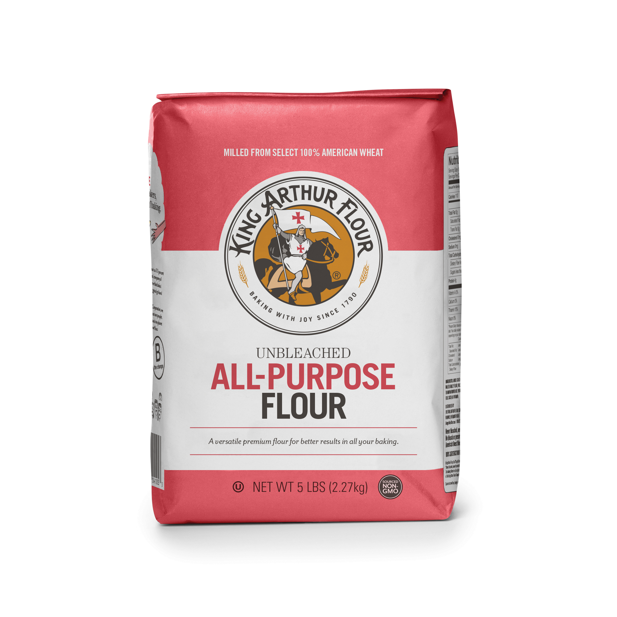 King Arthur Baking Company All-Purpose Unbleached Flour 5lbs - image 1 of 5