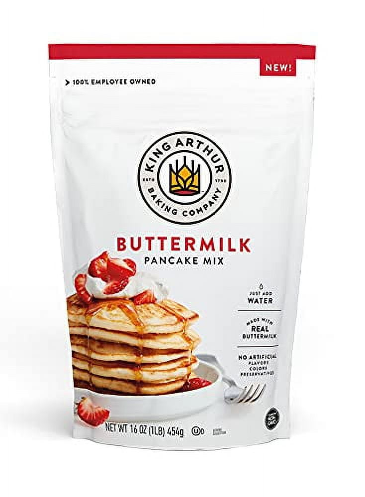 King Arthur Baking Company Buttermilk Pancake Mix 16 Oz Pack Of 2