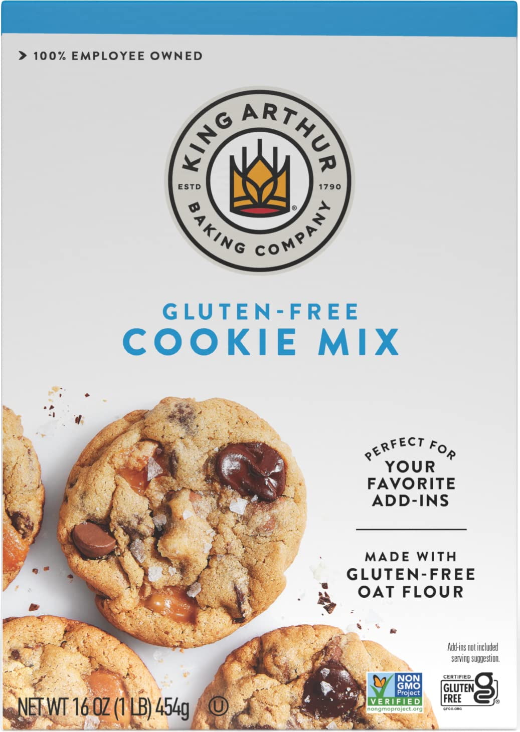 King Arthur Baking Company, Cookie Mix, GlutenFree Oat Flour, 16 Oz, 1