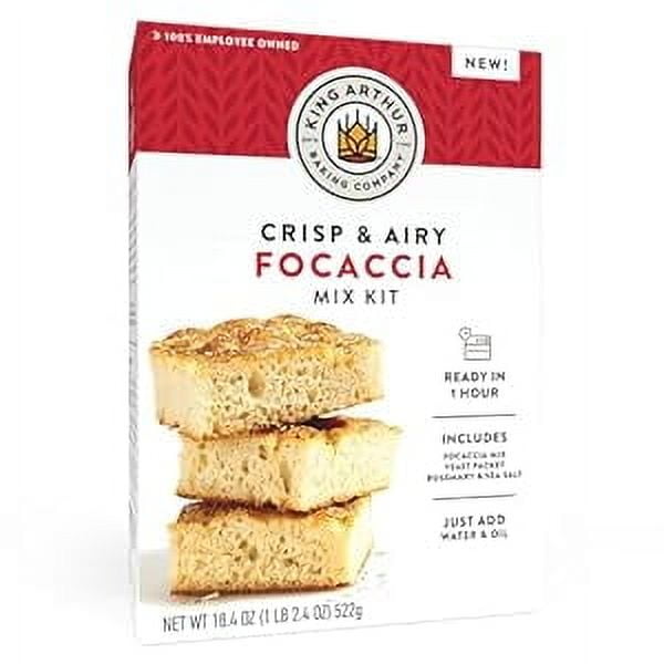 King Arthur BakingEGSCCompany Crisp & Airy Focaccia Mix Kit 18.4 oz., Baking Mix - Ready in 1 hour