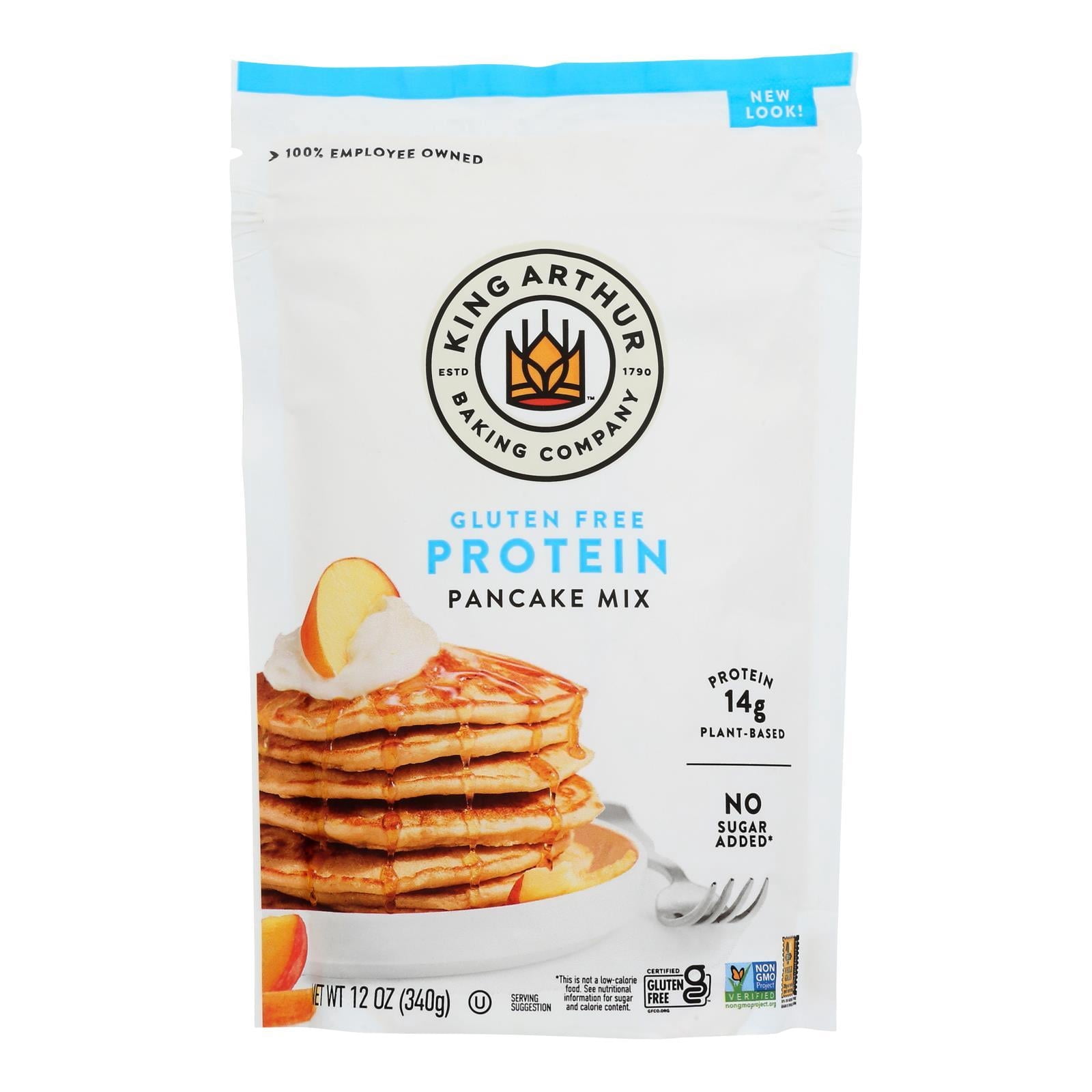 King Arthur Baking Company - Mix Pncake Protein Gluten Free - Case of 6-12 OZ