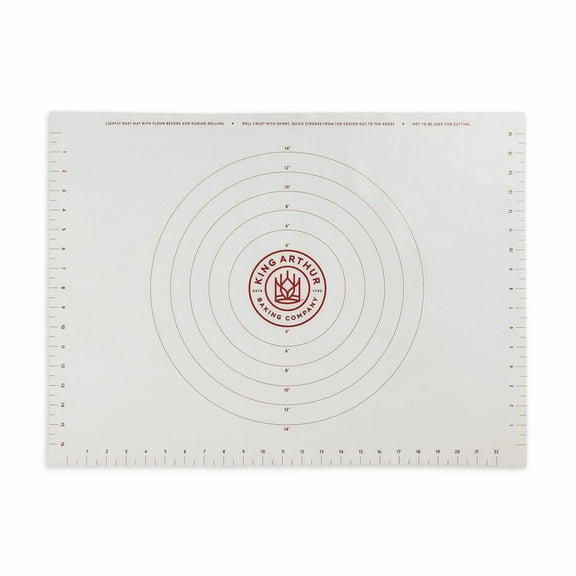 King Arthur Baking Company Rolling Mat, Non-Slip Non-Stick Silicone