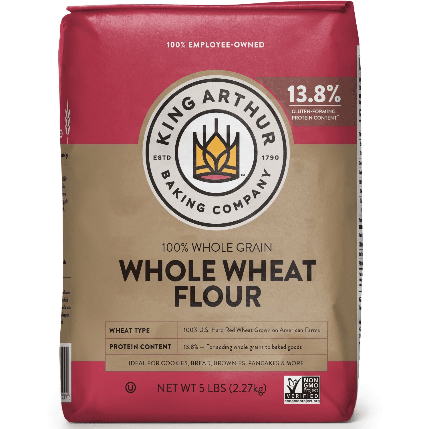 King Arthur Baking Company Whole Wheat Flour - 2.0 OZ 12 Pack