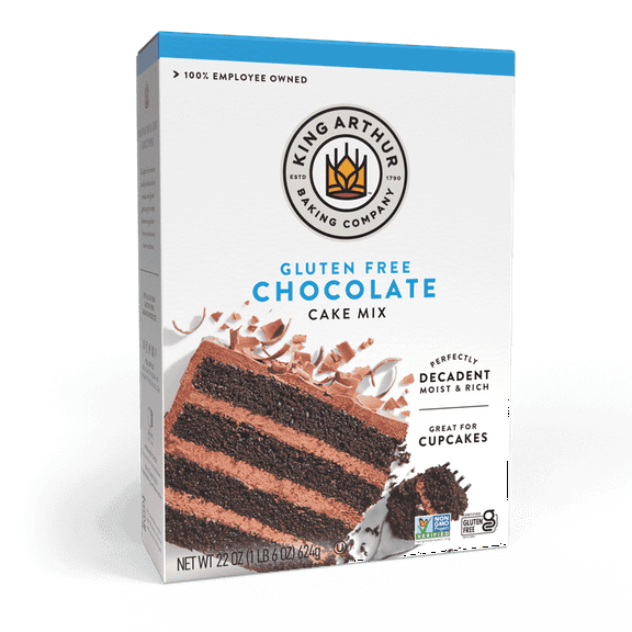 King Arthur Flour, Chocolate Cake Mix, Gluten Free, 22 oz
